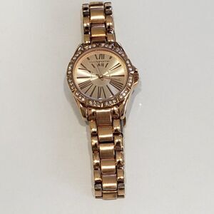 Liz Claiborne Rose Gold Watch, 100 Ft Water Resistant, Needs Battery